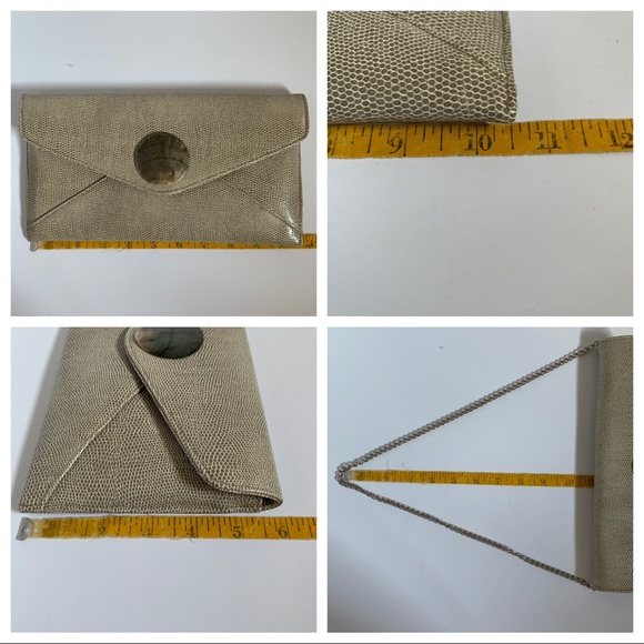 Marjorie Bloom Collection Bags Clutch Shoulder Bag Faux Lizard